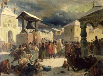 Die Veche in der Republik Nowgorod, 1861